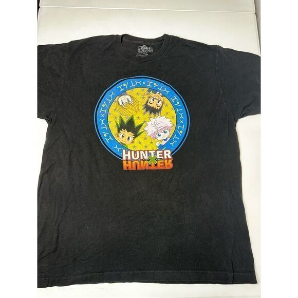 Hunter X Hunter SD Group Anime Officially Licensed Adult T-Shirt XLarge Black - Picture 1 of 9